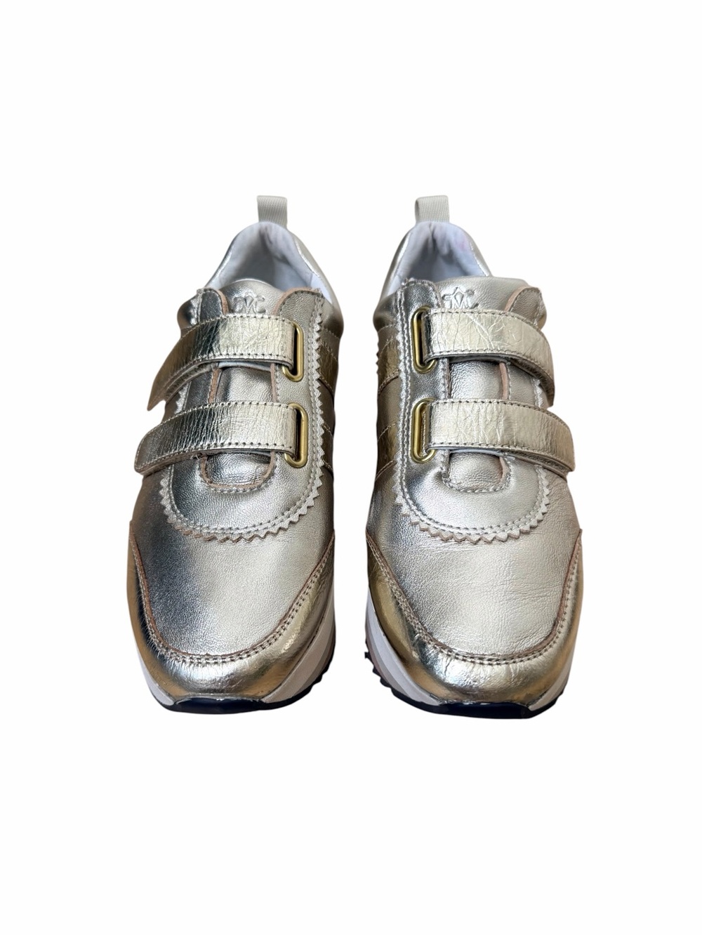 Johnston & Murphy The Gracie Leather Double strap Platform Sneakers. - Picture 2 of 8